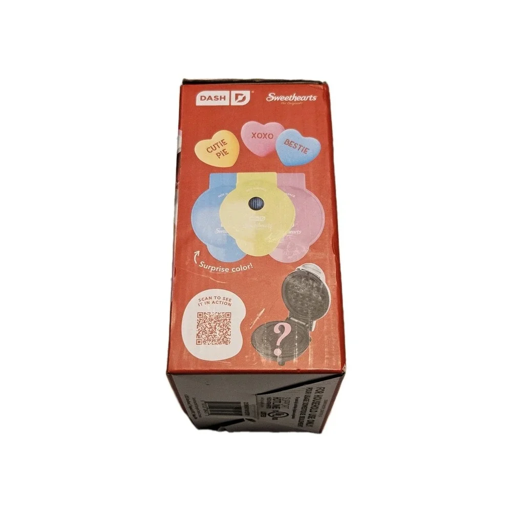 Dash Sweethearts Mystery Mini Waffle Maker‎ New Valentine's Day Gift